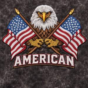 T-shirts à manches courtes pour hommes en coton 100% avec lavage à l'acide et broderie - Écologiques, séchage rapide, anti-boulochage, motif de lettres - Product Image 2