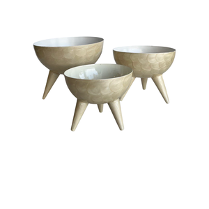 Premium Set Of Two Enamel <b>Coated</b> Metal Serving Bowl Stylish Fruits/Salad Serving Use Home Hotel Dining Room Kitchenware <b>Products</b> - Product Image 2