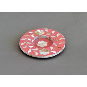 New Design Eco-Friendly Mother Pearl Tea Coffee Platter Coasters Modern Home Hotel Restaurant Use Serving <b>Plates</b> Ramadan Gifts - Product Image 4