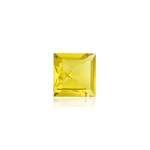 Cuarzo limón de calidad superior corte cóncavo piedra preciosa suelta en forma de princesa limón amarillo para joyería de lujo precio mínimo - Product Image 2