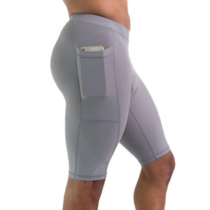 Pantalones Cortos Deportivos para Hombre OEM, Secado Rápido, 100% Algodón, Compresión para Gimnasio, Mallas para Correr, Transpirables, para Fisicoculturismo, Color Sólido - Product Image 4