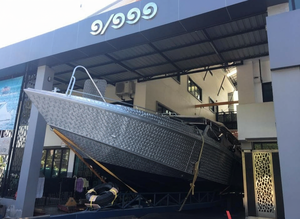 Yacht de croisière en aluminium personnalisé UBI 1850, 50 passagers, taxi fluvial, ferry, transport, 18 m, fabrication soudée, 500 CV, télécommande - Product Image 5