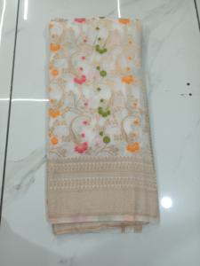 Saree con volantes de diseñador en Organza Georgette con Blusa confeccionada Ropa tradicional india pakistaní para fiestas Eventos de Diwali - Product Image 6