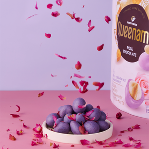 Vente en gros en vrac OEM personnalisé Halal haute qualité Rose saveur chocolat enrobé d'amande noix de cajou noix macadamia - Product Image 3