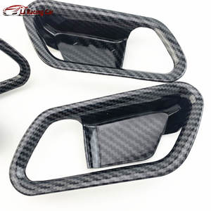 Kits de Interior de coche con aspecto de carbono ABS, cubiertas de manijas de puerta, tapas para <span class=keywords><strong>Nissan</strong></span> Sunny <span class=keywords><strong>Tsuru</strong></span> Sylphy Pulsar Sentra S Sv Sr B18 2020-2023 - Product Image 6