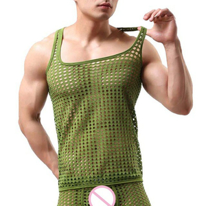 2025 personnalisé hommes Gym sport débardeur respirant tricoté maille respirant Sublimation OEM vente en gros Style décontracté - Product Image 2