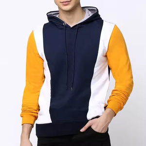 เสื้อฮู้ดซิปแบบสองสี ขายส่ง ผ้าฟลีซทรงโอเวอร์ไซส์ ล้างสีแบบแอซิด สไตล์สตรีทแวร์ สำหรับผู้ชายและผู้หญิง ผลิตโดยผู้ผลิตเสื้อผ้าแฟชั่น - Product Image 1