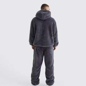 Ensemble survêtement homme en molleton sherpa personnalisé MOVATEXTILE, ensemble deux pièces en molleton sherpa, survêtement/sweat-shirt personnalisé - Product Image 2