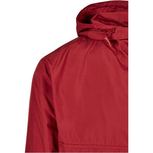 Chaqueta Cortavientos Clásica Básica con Capucha, Chaqueta Deportiva Impermeable con Parches y Logotipo Personalizado - Product Image 3