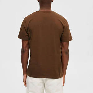 เสื้อยืดแขนสั้นผู้ชาย รุ่นใหม่ สำหรับฤดูร้อน ดีไซน์ยอดเยี่ยม ผ้าฝ้าย 100% คอกลม คุณภาพสูง พิมพ์ลายดิจิทัล ลายเรียบ ถักทอ - Product Image 4