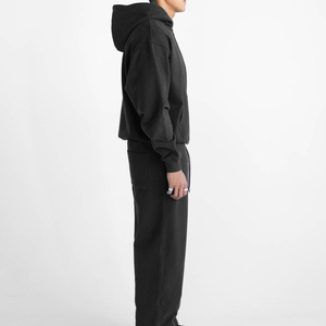 2025 vêtements de sport décontractés pour hommes coupe ample ensemble de survêtement 100% coton en relief imprimé à capuche et sweat tricoté hiver pour hommes - Product Image 3