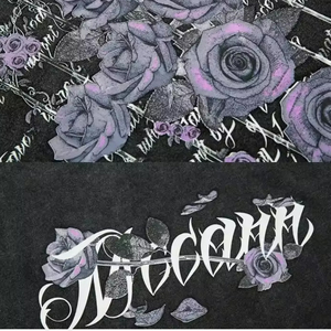 เสื้อยืดสไตล์วินเทจไซส์ใหญ่พิเศษ300GSM 100% โลโก้ออกแบบได้ตามต้องการ - Product Image 2