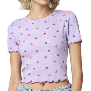 Camisetas Cortas de Verano para Mujer, Diseño Moderno, Corte Regular, Básicas, Lisas, Ecológicas, en Todos los Colores y Tallas - Product Image 1