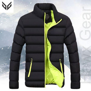 Chaquetas de invierno acolchadas de primera calidad para hombre de alta calidad, de diseño personalizado Pakistán hecha en tela de lona, venta al por mayor - Product Image 2