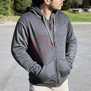 Sudadera con capucha blindada inteligente con cremallera completa para hombre, chaqueta de moto, chaqueta ligera de verano, tela transpirable, acolchado protector informal - Product Image 3