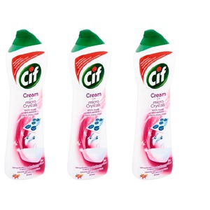 Cif Cream Eco-Friendly Liquid Multi-Purpose <b>Kitchen</b> <b>Cleaner</b> Pink Flower-16.9 Fl Oz / 500 mL X 3 Pack - Product Image 5