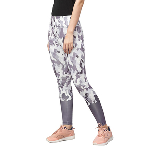 Taille haute femmes Gym Leggings taille moyenne tricoté entraînement sport Fitness entraînement Sublimation conception collants de course - Product Image 3