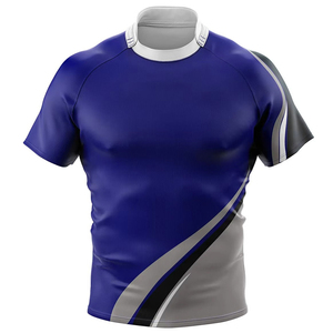 Nouveau design Maillot de rugby respirant à séchage rapide par sublimation pour adultes unisexe à manches courtes de qualité supérieure - Product Image 2