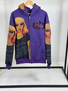 Sweat-shirts à capuche en molleton style streetwear, motif imprimé, 100% coton, broderie personnalisée, sweat-shirts pour hommes, poids lourd, thermique pour l'hiver - Product Image 6