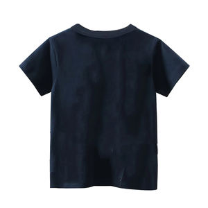 เสื้อยืดคอกลมว่างเปล่าสำหรับเด็กผ้าฝ้าย100% ใหม่ออกแบบโลโก้ได้ตามต้องการพร้อมบริการ OEM - Product Image 2