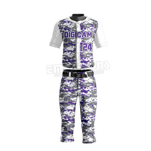 Maillot de Baseball en tissu 100% Polyester, Logo personnalisé, uniforme de Baseball pour hommes, nouvelle collection - Product Image 1