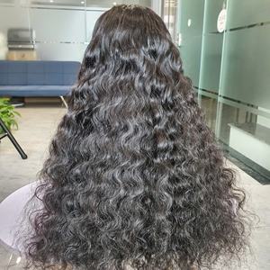 Perruques cheveux vietnamiens bruts vague profonde couleur naturelle 22-30 pouces perruque cheveux vierges avec vendeur en gros - Product Image 1