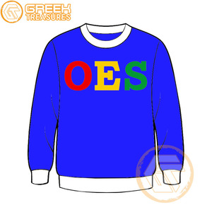 Sudadera Personalizada de Invierno para Mujer, de Algodón y Felpa, Bordada, de Alta Calidad, con el Símbolo de la Estrella de Oriente, Tesoros Griegos OES - Product Image 3