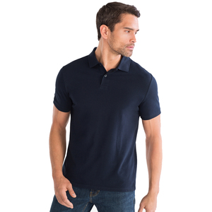 Camiseta de golf de manga corta con patrón sólido para hombre, camiseta de polo de secado rápido y absorción de humedad para entrenamiento informal, Etiqueta Privada - Product Image 1