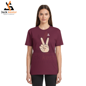 Camisetas de Manga Corta de Algodón 100% Tejidas, Cuello Redondo, Holgadas, Formales para Hombre, Diseño Personalizado - Product Image 3