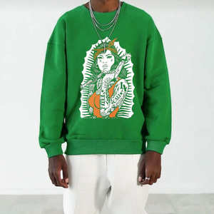 Sudadera con Capucha Extra Grande 100% Algodón con Cierre para Hombre, Diseño Sólido Otoñal, Forro Polar, Logotipo Frontal - Product Image 1