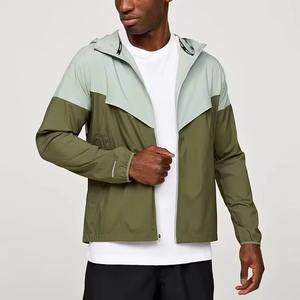 Ensemble de survêtement pour homme, deux pièces, coupe-vent personnalisé, short de sport et sweat à capuche zippé, ensemble de survêtement en nylon - Product Image 2