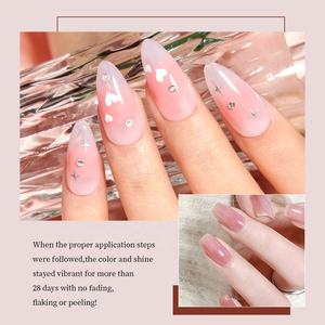 Vernis Gel Jelly Couleur Neutre R S Nail Logo Personnalisé Nude Rose Transparent Jelly pour <span class=keywords><strong>French</strong></span> <span class=keywords><strong>Manucure</strong></span> et Nail Art - Product Image 3