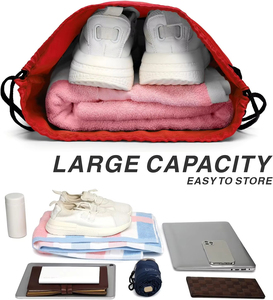 Mochila Deportiva Impermeable de Alta Calidad con Cordón Ajustable, Bolsa Deportiva de Poliéster 300D con Cordón - Product Image 3