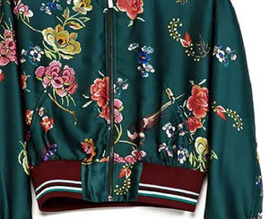 Blouson Bomber Homme 2026 en Toile Matelassée et Satin, Col Montant, Respirant, Manches Longues, avec Broderie et Logo Personnalisé - Product Image 4