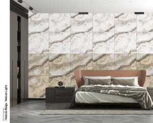 Azulejos de Porcelana Vitrificada Pulida Digital de 60x60cm, Acabado Brillante Beige Nebulosa, Calidad Premium, Azulejos de 600x600mm para Cocina - Product Image 3