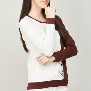 เสื้อสเวตเชิ้ตผู้หญิงผ้าฝ้าย 100% คุณภาพสูง สไตล์ลำลอง ออกกำลังกาย ดีไซน์ใหม่ล่าสุดสำหรับฤดูหนาว ขายตรงจากโรงงาน - Product Image 2