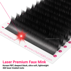 CharmLash pestañas láser tecnología innovadora C CC D DD pestañas cortas de visón de imitación pestañas individuales de visón al por mayor Etiqueta Privada - Product Image 4