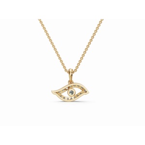 Pendentif rond raffiné 0,512 Ct Diamant de laboratoire cultivé Or 9 KT 14 KT 18 KT Bijoux en gros OEM B2B Fournisseur d'exportation - Product Image 4