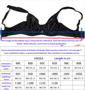 <span class=keywords><strong>Reggiseno</strong></span> Senza <span class=keywords><strong>Ferretto</strong></span> Taglie Forti DDD Coppa Intera Fascia Larga in Pizzo Floreale Morbido Coppa BCDEFG per Seno Abbondante, Senza <span class=keywords><strong>Ferretto</strong></span> Senza Imbottitura - Product Image 5