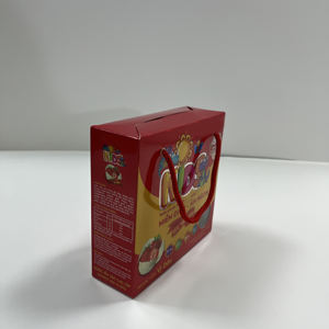 Usine directe pour les compléments liquides pour enfants, sac cadeau métallique |   Emballage de bien-être pour enfants avec logo personnalisé imprimé et poignée - Product Image 2