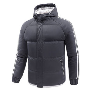 Chaqueta acolchada con capucha informal para hombre de otoño e invierno, nueva chaqueta deportiva acolchada con burbujas para jóvenes, tela de lona impermeable de secado rápido Reversible - Product Image 6
