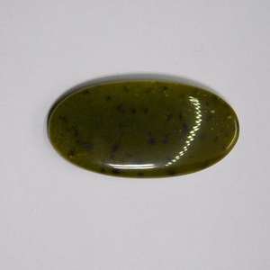 Cabujón de jade de nefrita natural Cabujones de jade de nefrita verde Piedras de fabricación de joyería genuinas sueltas a precios asequibles OEM a granel - Product Image 2