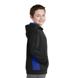 Sudadera con capucha de lana transpirable de algodón orgánico bordado para niños y niñas, moda de otoño - Product Image 2