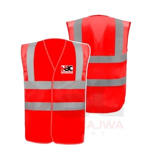 Gilet de sécurité multi-poches personnalisable avec matériau réfléchissant haute visibilité Polyester Polyester Logo personnalisable - Product Image 5