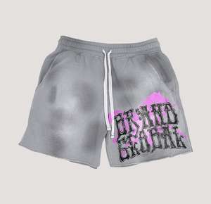 ชุดกางเกงขาสั้นสำหรับผู้ชายชุดเสื้อยืดสำหรับซักแบบวินเทจกางเกงขาสั้นสำหรับผู้ชายพิมพ์ลายถนนสูง - Product Image 5