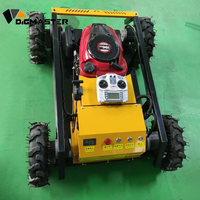 Tondeuse à gazon RC tout-terrain 4x4, 8HP, hybride essence-électrique, pour pente de 35 degrés