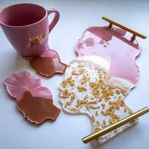 Plato de resina de primera calidad, colorido diseño hecho a mano, ideal para servir aperitivos, postres de frutas o elegante acento decorativo para el hogar - Product Image 6