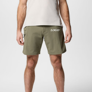 Pantalones Cortos de Poliéster Versátiles 2026 de Ajuste Cómodo, Estilo Casual para Hombre, Lisos, Holgados, con Logotipo Personalizado 2026 - Product Image 1