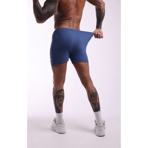 Calzoncillos Bóxer para Hombre, 100% Algodón, Azules, Transpirables, Suaves, Cómodos, Cintura Elástica, Tallas 48-66 - Product Image 4