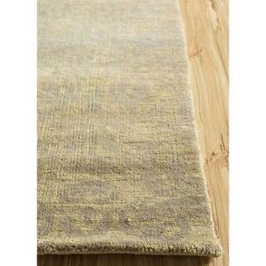 Alfombras de Lana Anudadas a Mano en Color Beige Marrón con Diseño Floral-Abstracto para Sala de Estar, Pasillo, Entrada, Diseño Rectangular Tipo Rompecabezas SPR-521 - Product Image 4